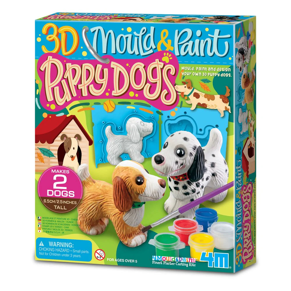 Kit Moldea y Pinta Cachorros 3D